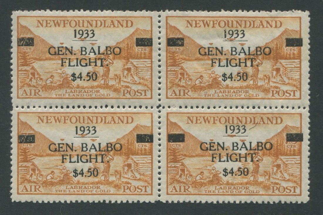 Canada - Newfoundland 1933 #C18 Balboa Flight VF MNH. (1 of 2)