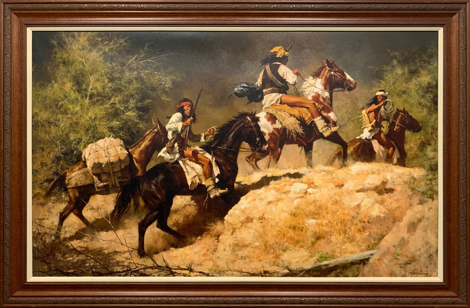 Howard Terpning "Captured from General Crook's Command" 2005 Signed 85/175 Limited Edition Gicl (1 of 2)