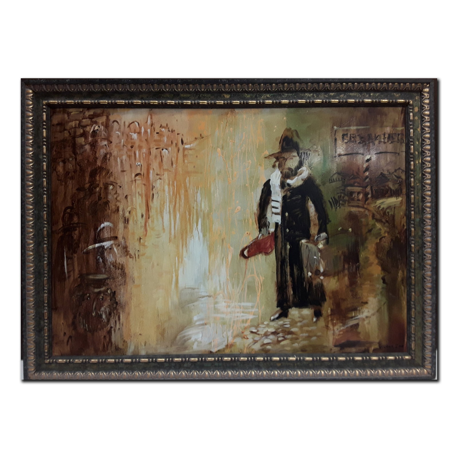 Victor Zag's "The Religious Man" Original Judaica (1 of 2)
