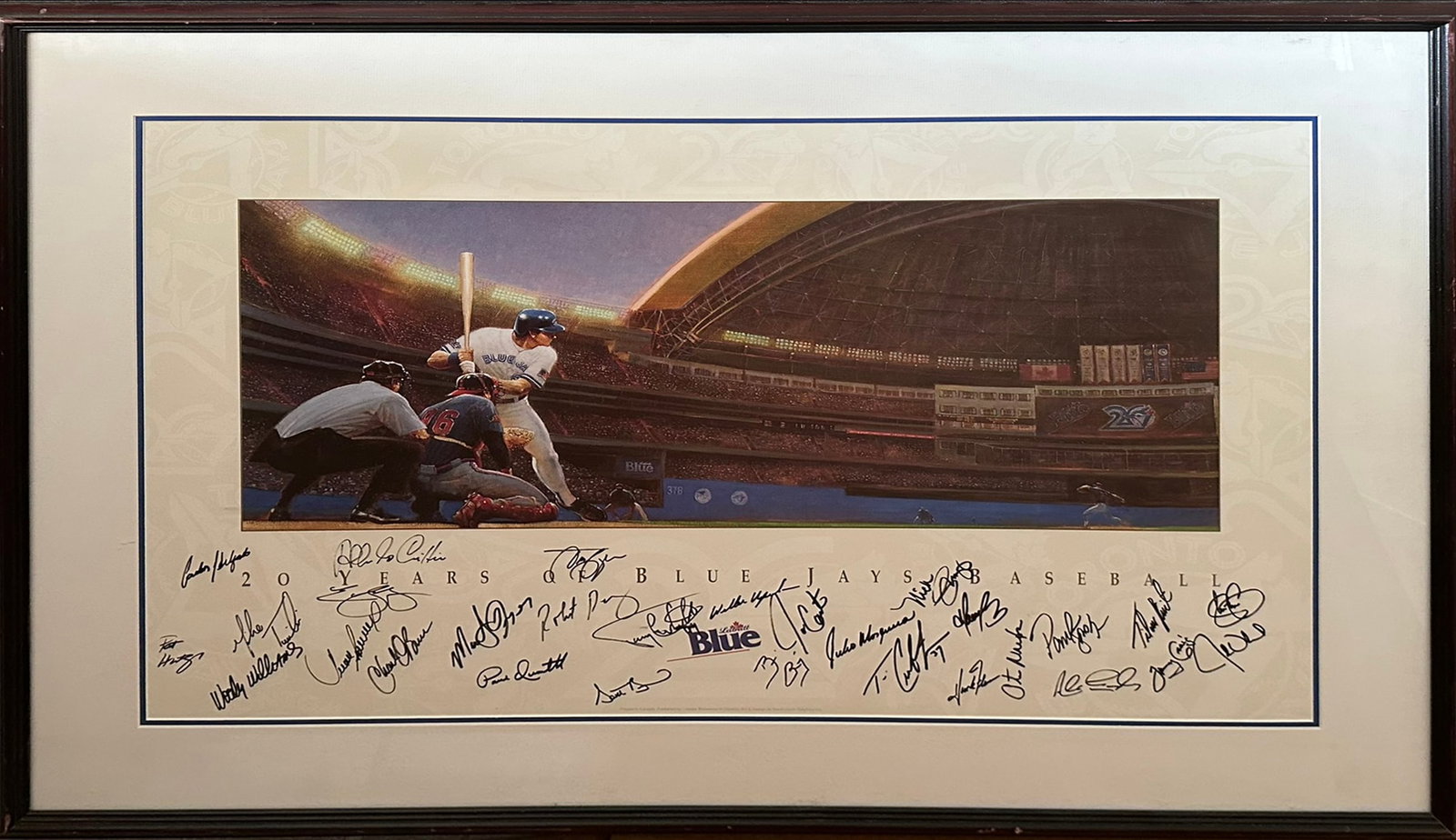 20 Years of Blue Jays Baseball Autographed Print (1 of 5)