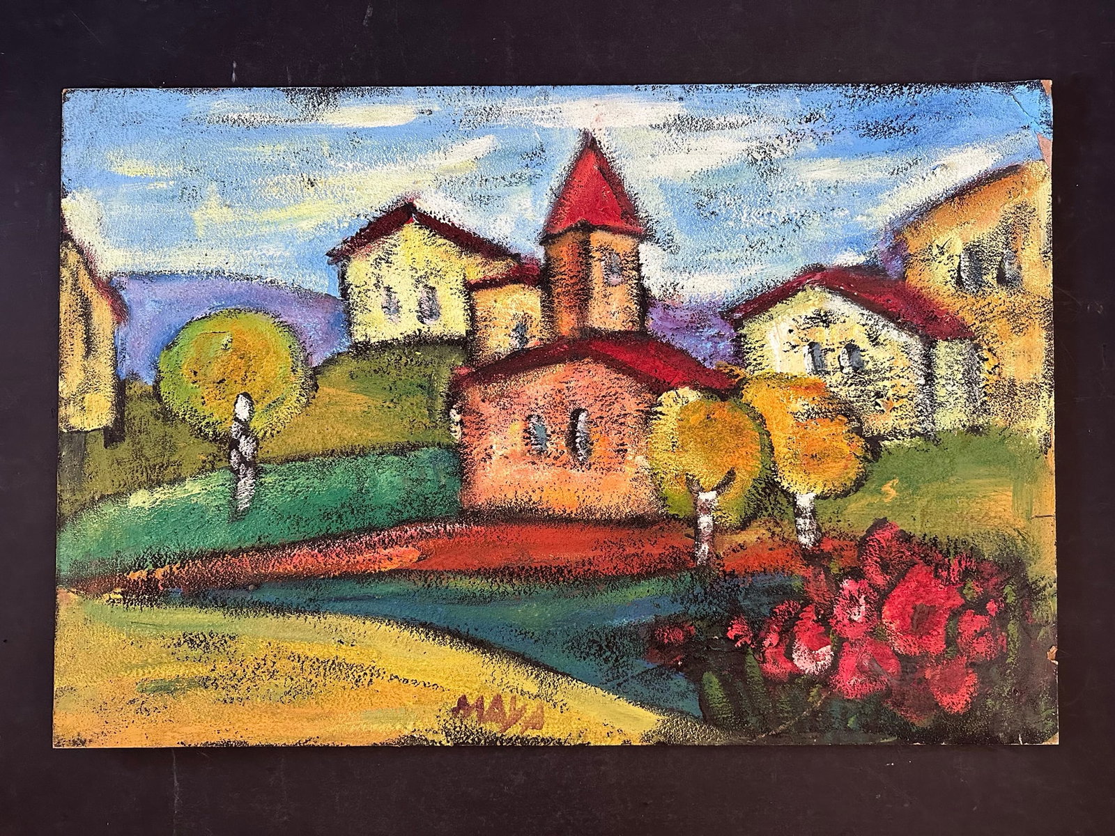 Maya Eventov's "Tuscan Farm" Original (1 of 1)