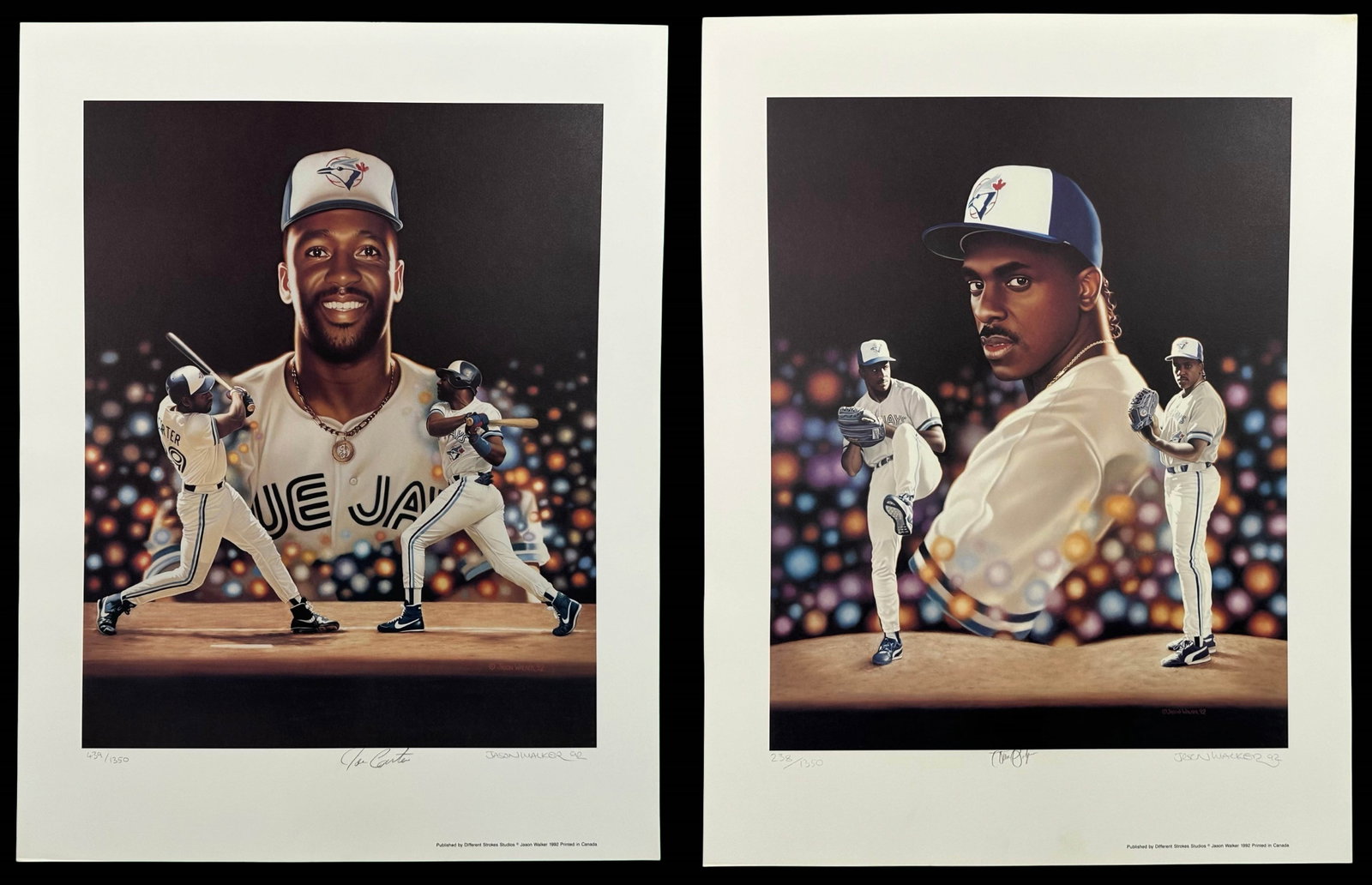 Jason Walker's "Joe Carter" & "Juan Guzman" Limited Edition Prints (1 of 3)