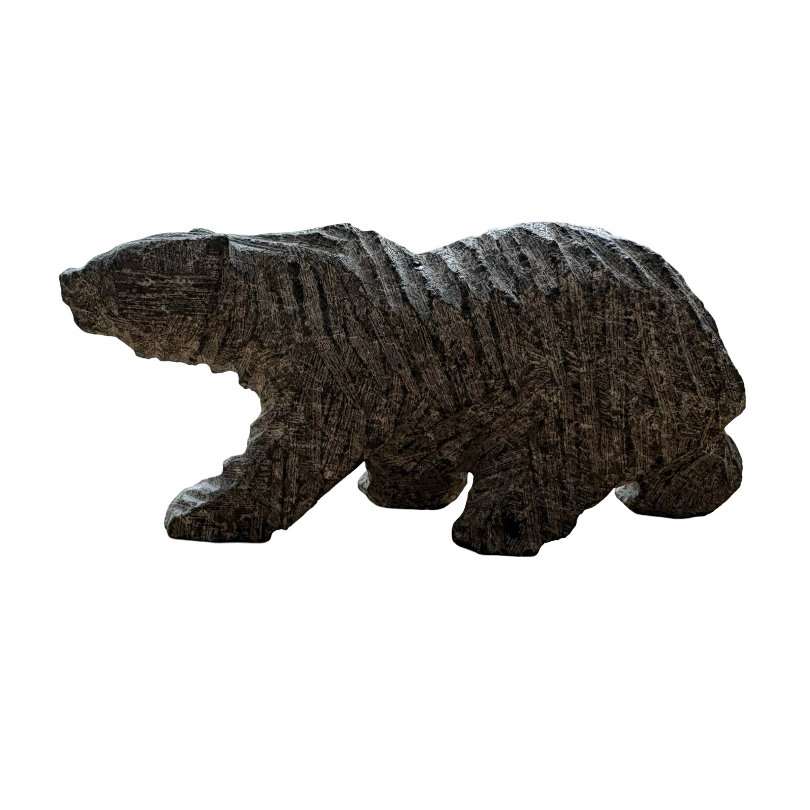 Tommy Takpanie Inuit Art Bear Sculpture - Certified 2024 Iqaluit Nunavut Hand Carved Canadian Arctic (1 of 6)