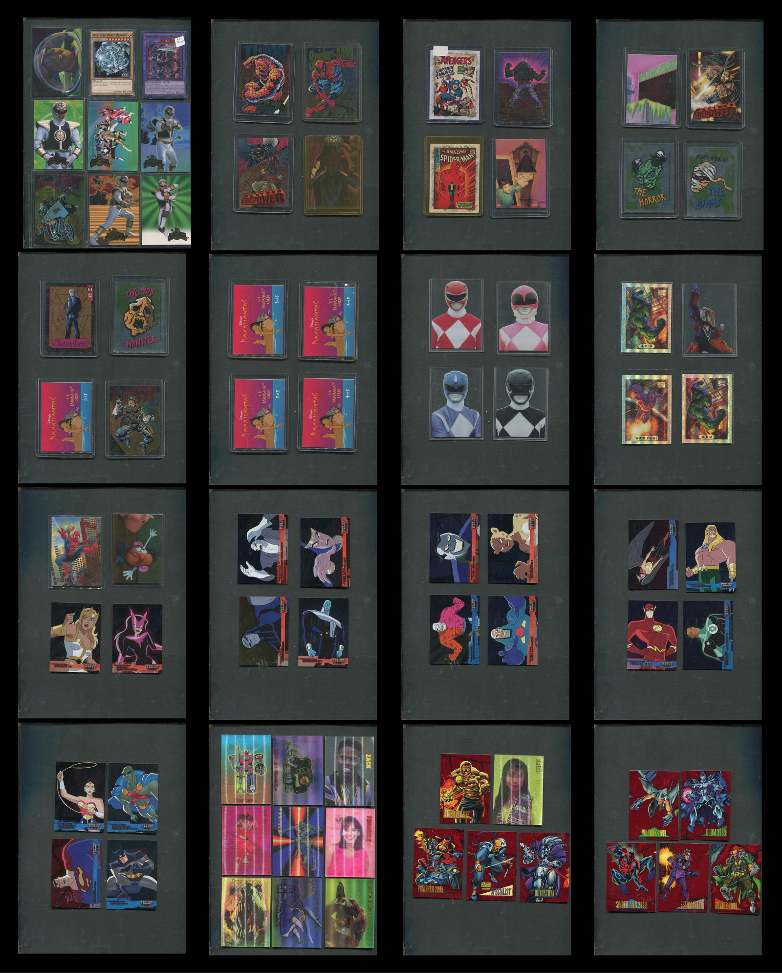 1990s-Modern Non-Sport Trading Card Collection - Complete 1993 SkyBox Marvel Universe 2099 Red Foil (1 of 5)