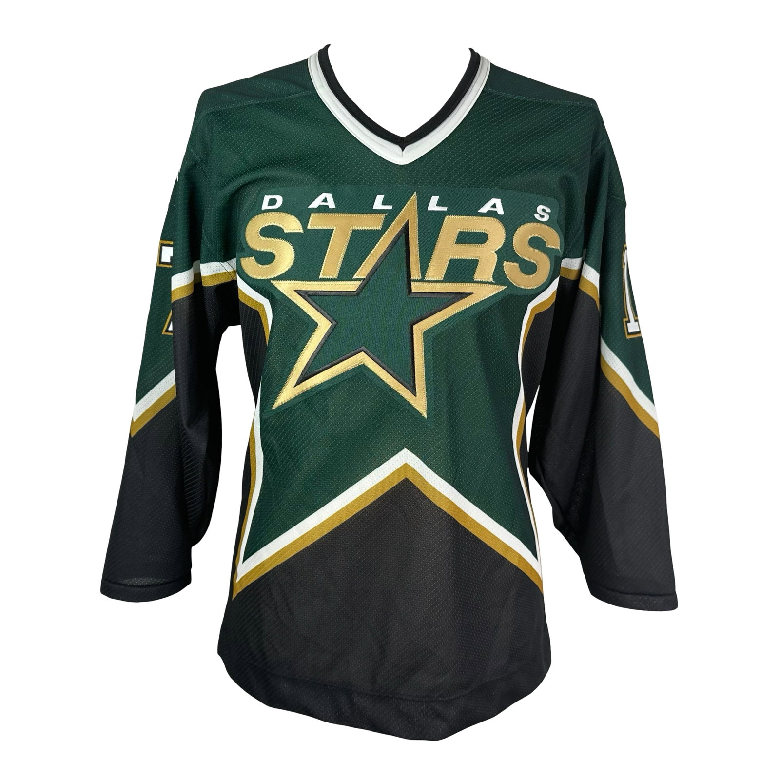 Brett Hull Dallas Stars NHL Signed Jersey: An autographed Brett Hull '17' Dallas Stars NHL signed CCM Medium hockey jersey. Signed on the back in the '17' in blue ink, and included with a JSA COA #AP07461 and a JIC Hologram of Authenticity. Sp