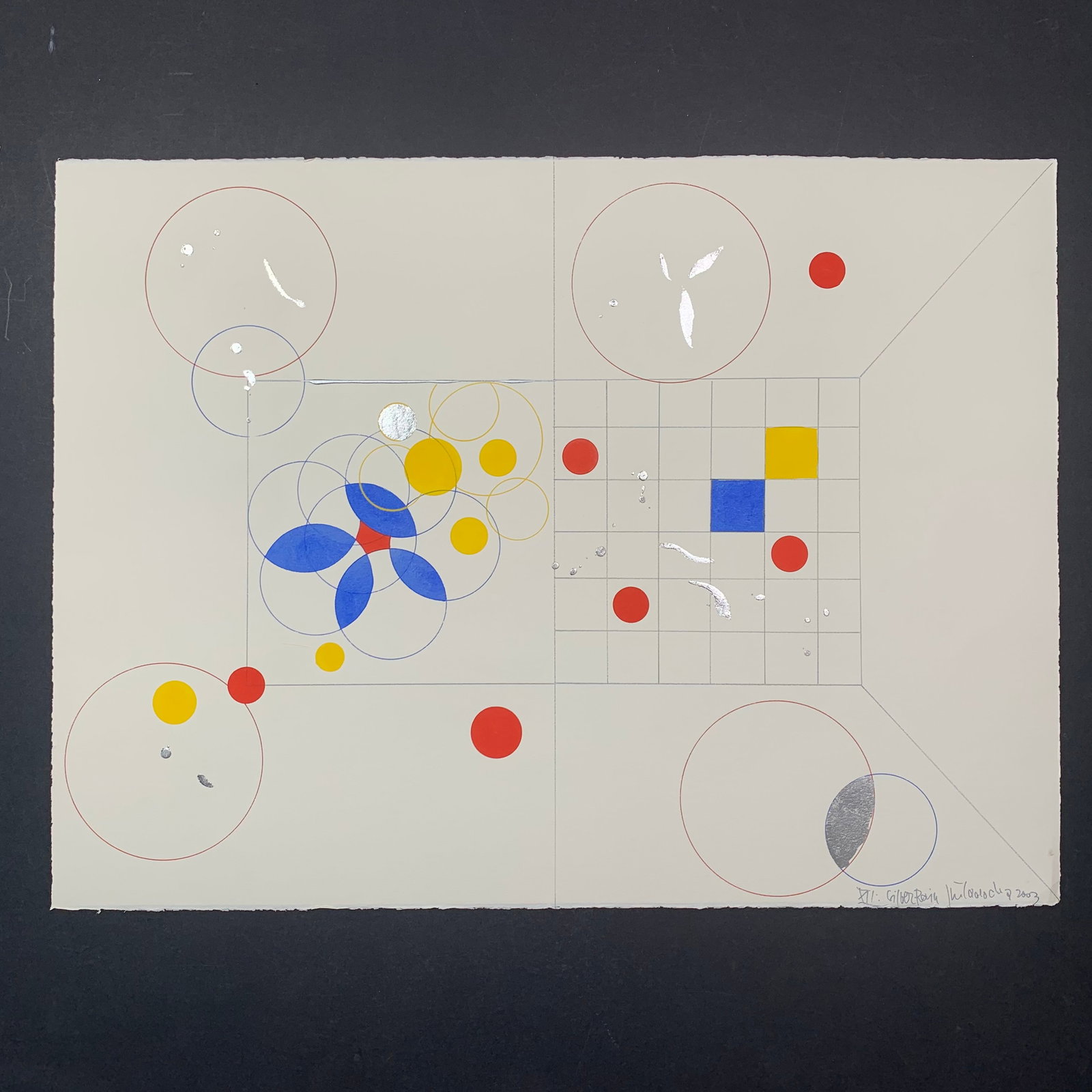 Jiri Ladocha's "Silver Rain XII" Original (1 of 2)
