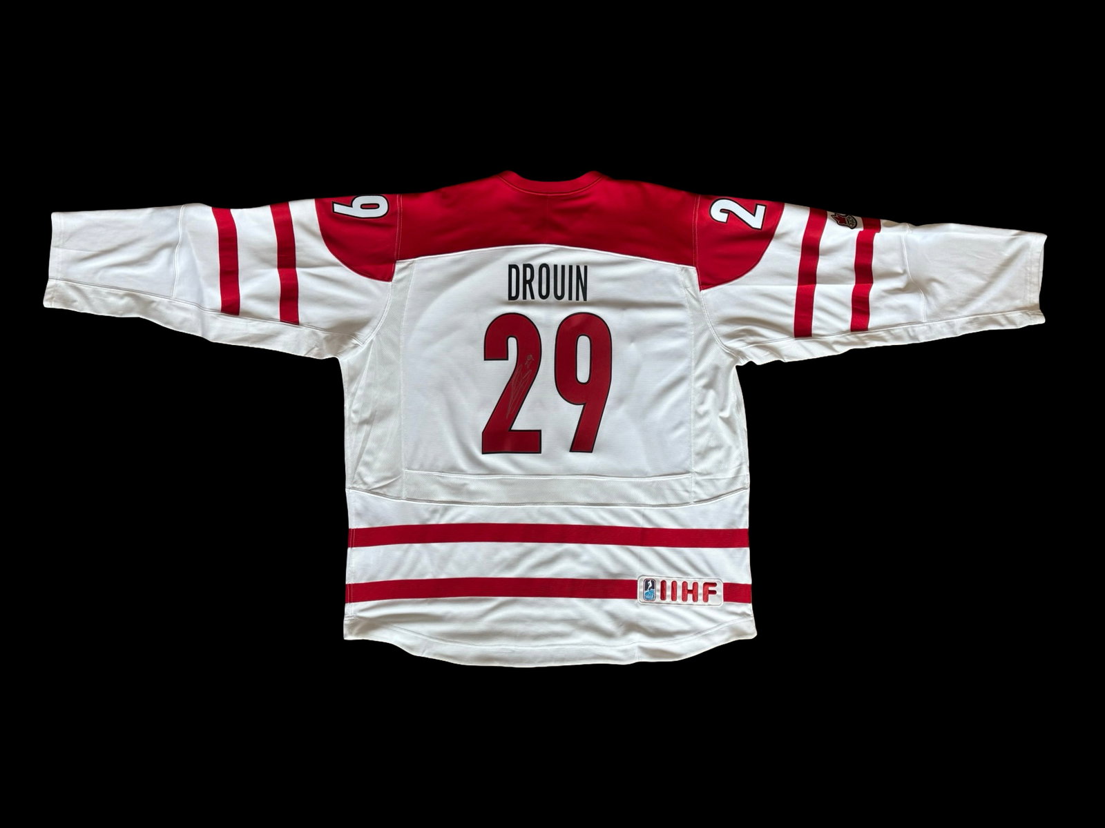 Jonathan Drouin Autographed Team Canada #29 Nike Hockey Jersey - 2013 IIHF World Juniors WJC Hockey (1 of 6)