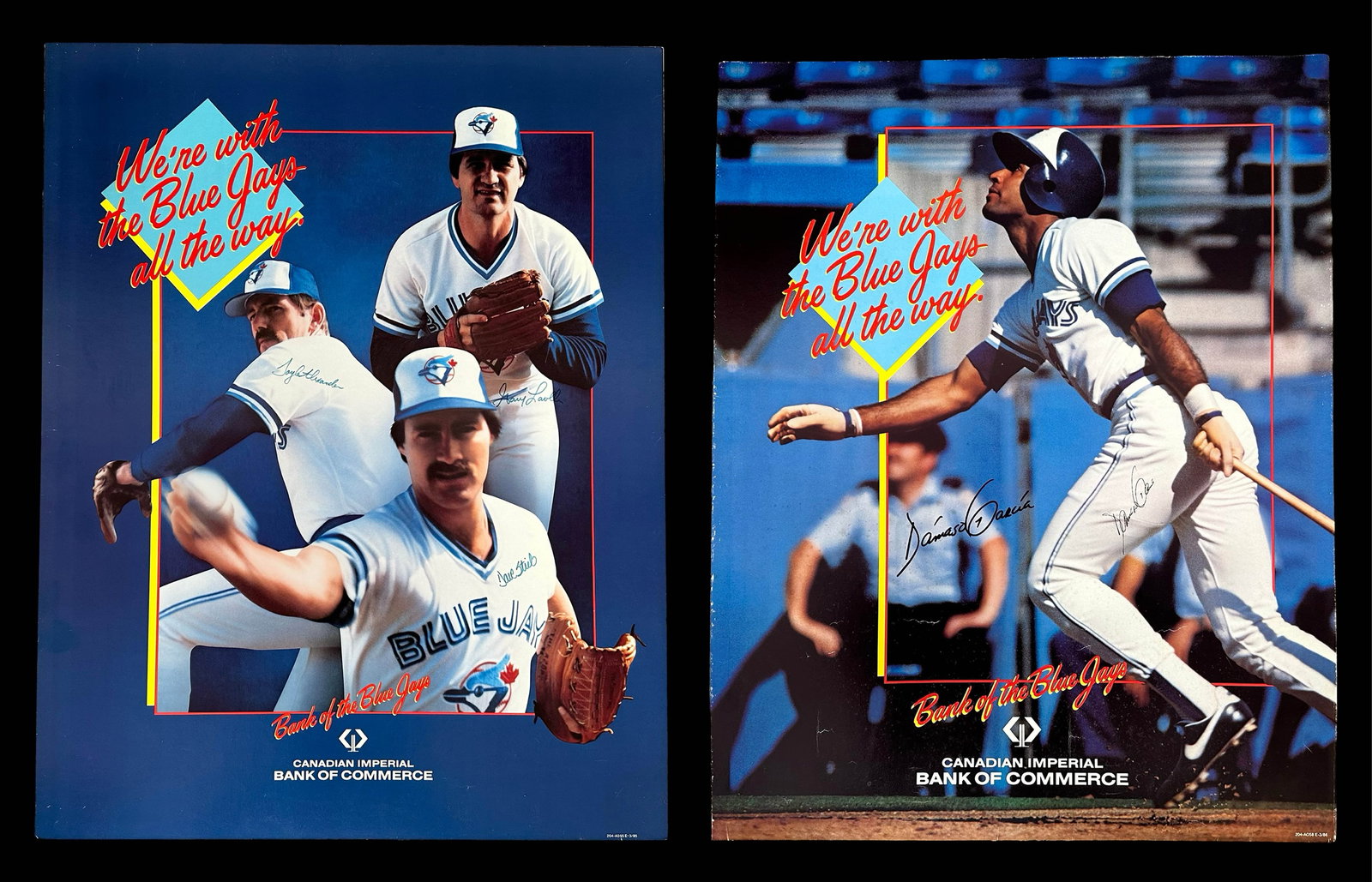 Toronto Blue Jays Signed Posters w/ 4 Autographs (1 of 7)