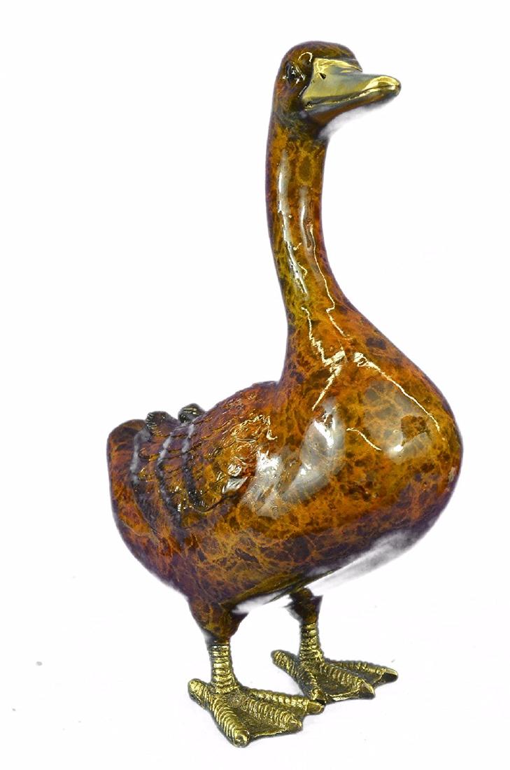 Duck Bird Bronze Sculpture (1 of 9)