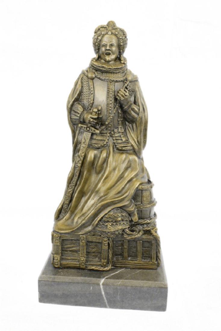 Royal Zengh Queen Elizabeth Bronze Sculpture (1 of 9)