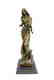 Native American Girl Bronze Sculpture