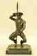Classical Hawaiian Dancer Bronze Sculpture