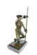 Classical Hawaiian Dancer Bronze Sculpture - 6