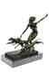 VINTAGE LORENZL DIANE HUNTER Bronze Sculpture - 5