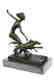 VINTAGE LORENZL DIANE HUNTER Bronze Sculpture - 6