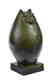 Handcrafted Detailed Hot Cast Cat by Botero Bronze - 9