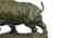 Signed Original Milo White Rhino Bronze Sculpture - 3