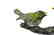 Bird of Paradise Bronze Sculpture Marble Base Figurine - 2