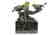 Bird of Paradise Bronze Sculpture Marble Base Figurine - 7