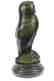 SIGNED BY MILO OWL BRONZE BIRD SCULPTURE - 8
