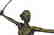 Greek Mythology Athena Female Warrior with Sword Bronze - 6