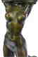 Nude Girl Beneath The Wind Bronze Sculpture - 4