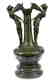 French Bronze Eximous Belle Vase Statue