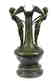 French Bronze Eximous Belle Vase Statue - 7
