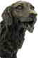 Golden Retriever Bronze Sculpture on Marble Base - 2