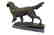 Golden Retriever Bronze Sculpture on Marble Base - 7