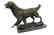 Golden Retriever Bronze Sculpture on Marble Base - 8