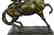 Monkey Sit on Horse Bronze Statue - 3