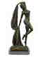 Erotic Dancer Bronze Sculpture on Marble Base Statue - 5