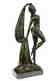 Erotic Dancer Bronze Sculpture on Marble Base Statue - 9