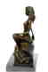 Innocence Girl Bronze Sculpture - 3