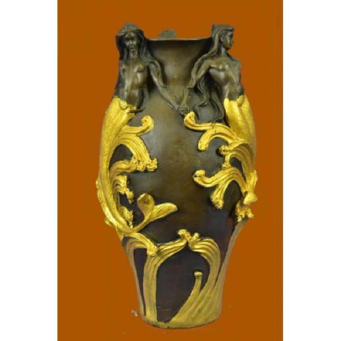 Vase Planter Bronze Statue (1 of 6)