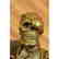 Skeleton Wine Bottle Holder Pure Bronze Sculpture - 5
