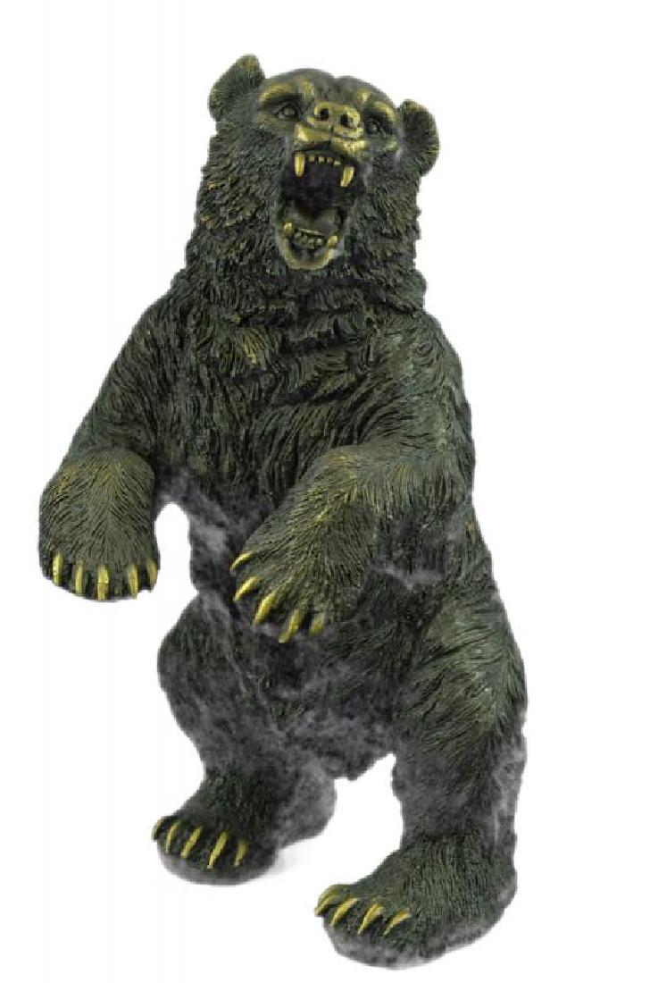 Animal Edition Brown Bear Bronze Sculpture (1 of 9)