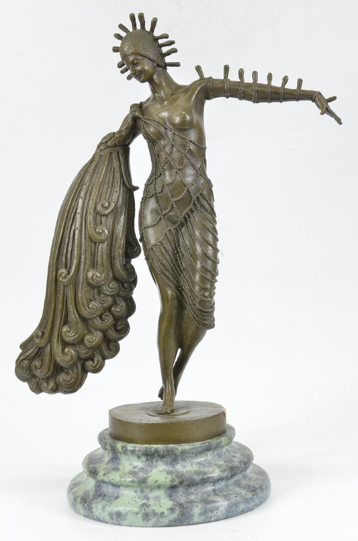 Peacock Dancer Bronze Sculpture (1 of 5)
