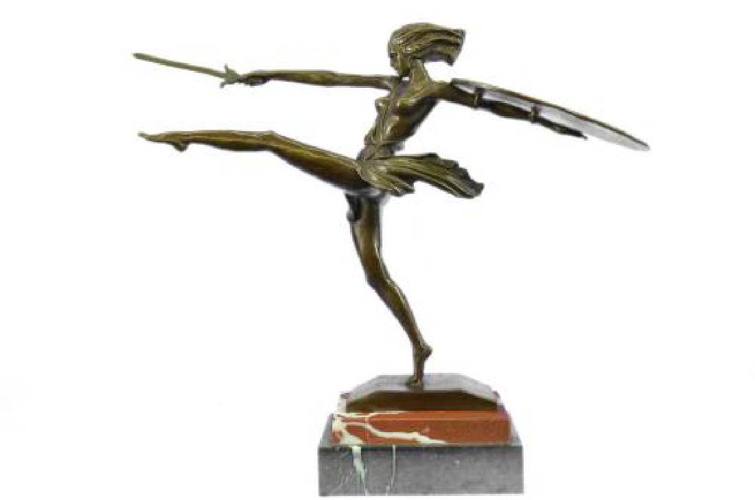 Amazon Art Deco Bronze Statue (1 of 9)