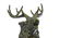 Elk Deer Bust Head Lodge Cabin Wildlife Art Bronze - 2