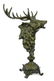 Elk Deer Bust Head Lodge Cabin Wildlife Art Bronze - 8