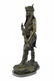 Native American Indian Chief Bronze Figurine on Marble