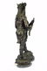 Native American Indian Chief Bronze Figurine on Marble - 3
