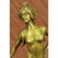 Gold Patina Dancer Bronze Sculpture