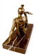 French Art Deco Style Female Dancer Bronze Sculpture - 6