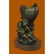 Be My Valentine Candle Holder Bronze Statue - 2