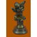 Angel Music Genesis Cherubs Harp Bronze Figurine - 3