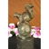 Squirrel Bronze Statue on Marble Base Sculpture - 3
