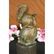 Squirrel Bronze Statue on Marble Base Sculpture - 5